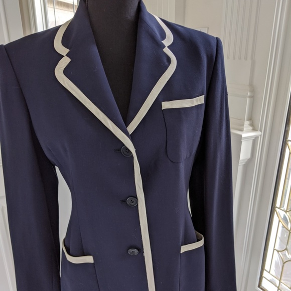 Ralph Lauren Collection Jackets & Blazers - Ralph Lauren Vintage Navy Blazer Size 6